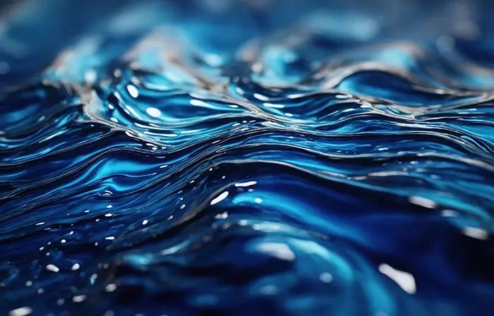 Fashionable Blue Liquid Backdrop Lines Texture Photo